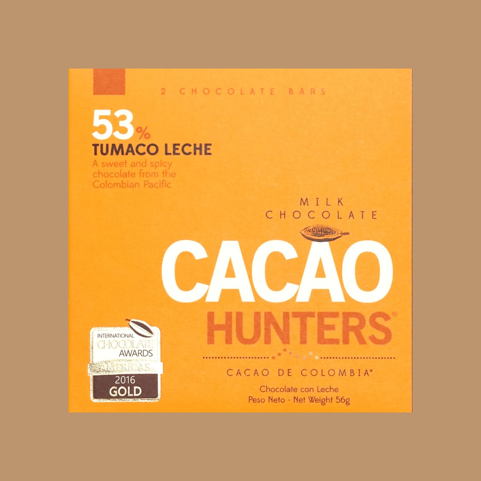 Cacao Hunters - Tumaco Leche 53% | Top Milk Chocolate – Hello