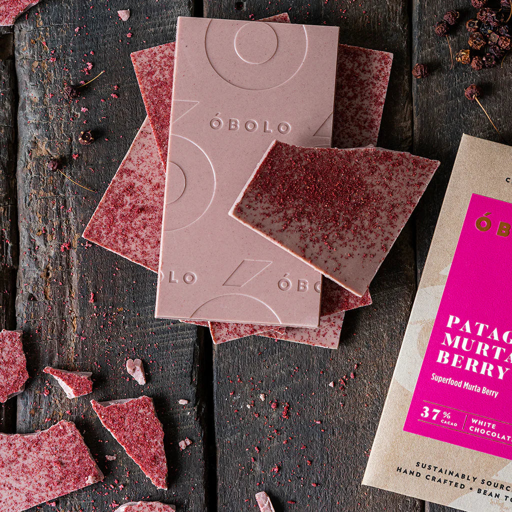 Organic White Chocolate - Obolo Murta Berry