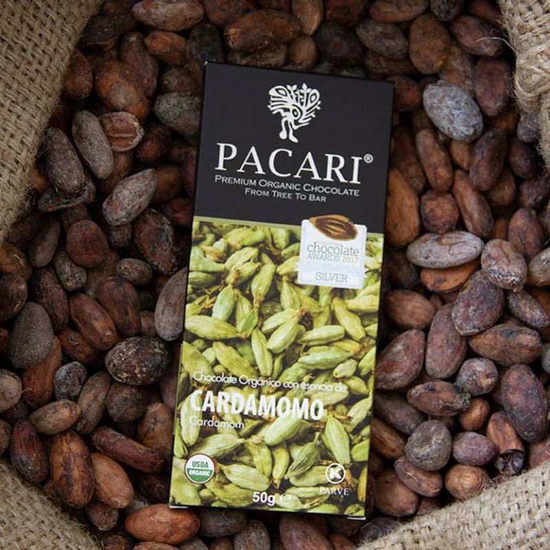 Vegan Dark Chocolate - Pacari - Cardamon 60%