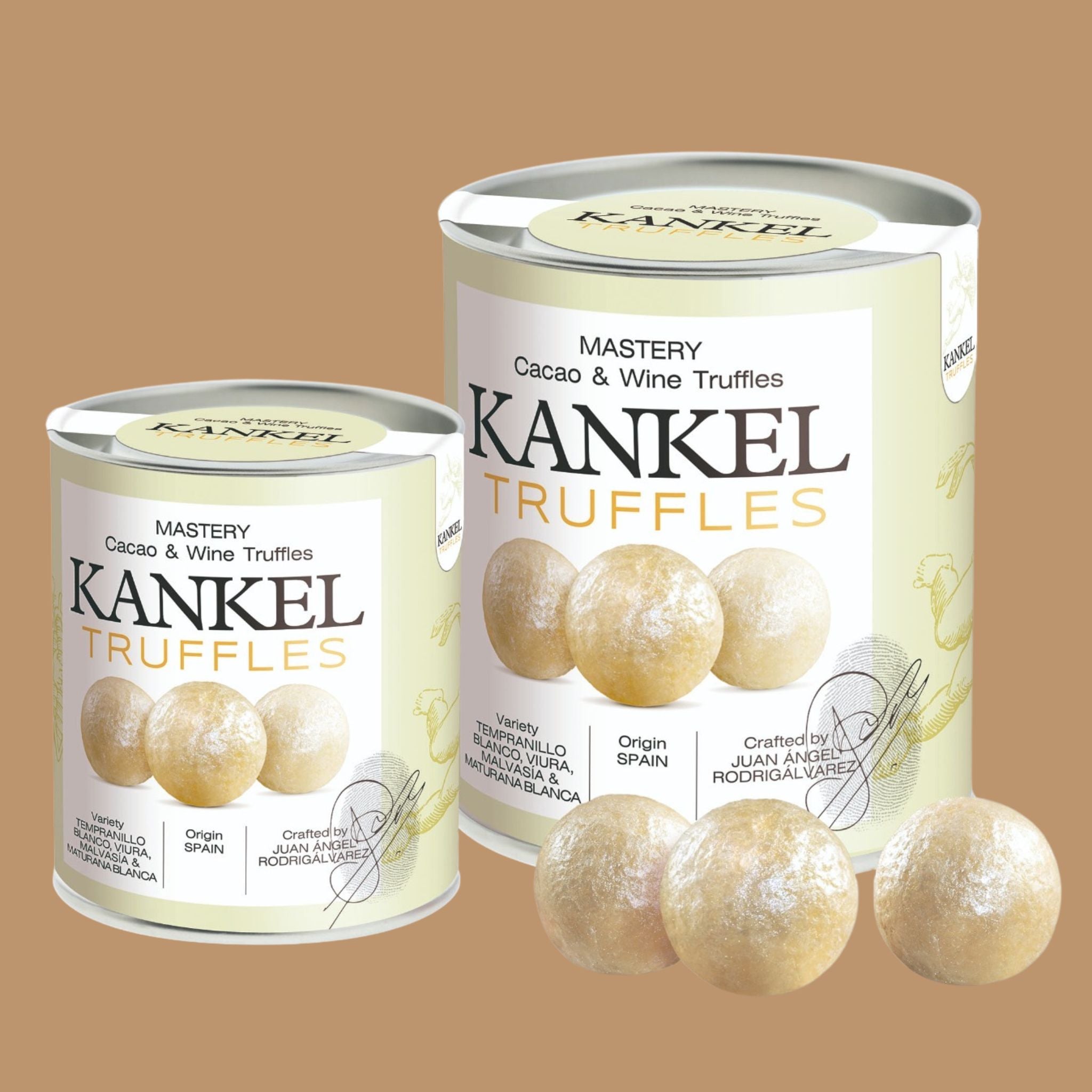 Truffes au vin blanc et cacao Kankel