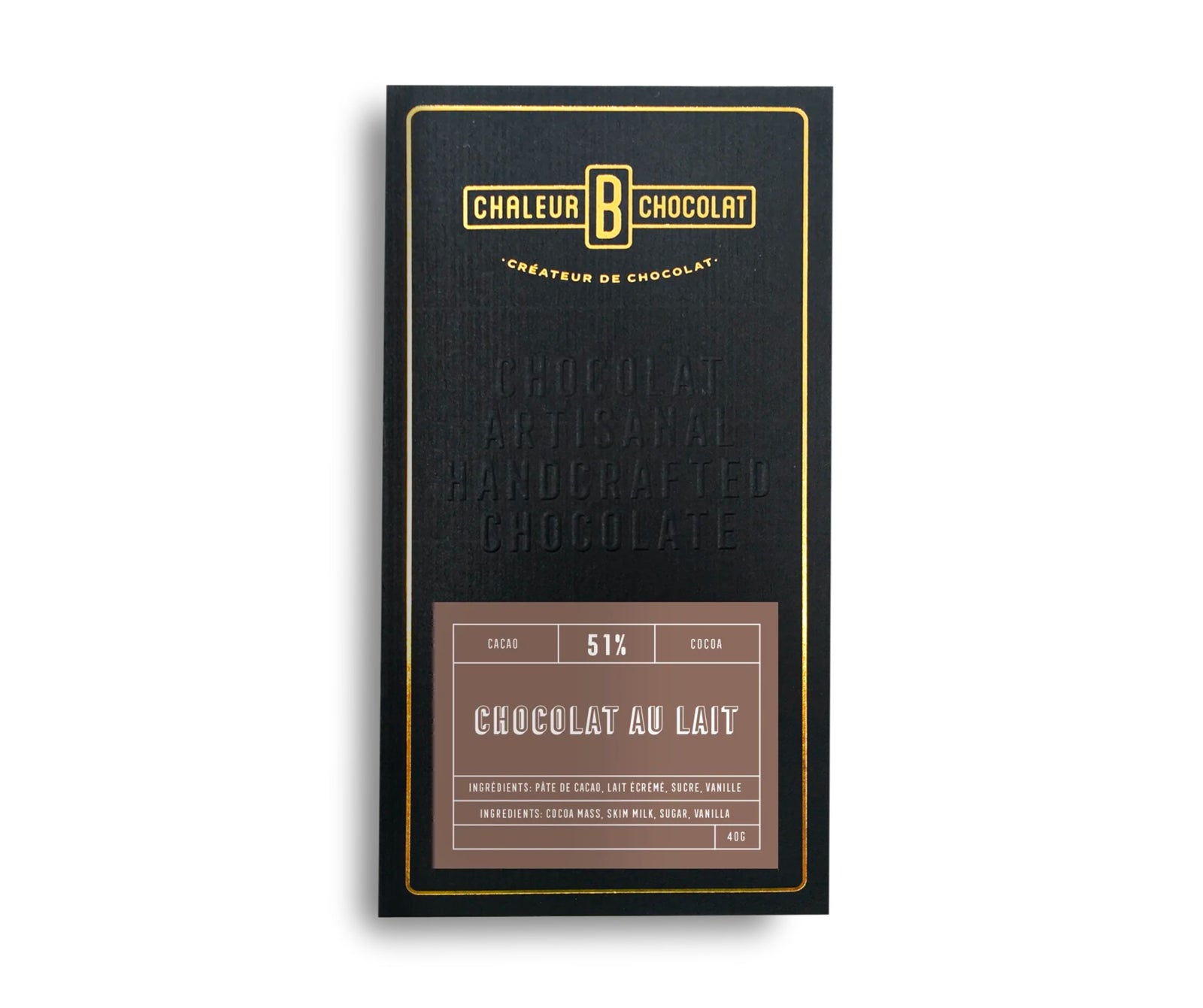 The Best Milk Chocolate in the World 2023 | Chaleur B Chocolat - Milk, 51%