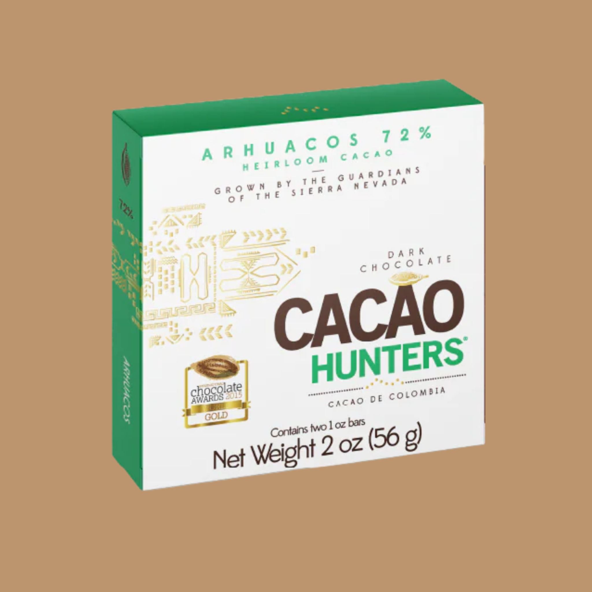 choco hacoページ Cacao Hunters - Arhuacos, 72% | World's Best Chocolate – Hello