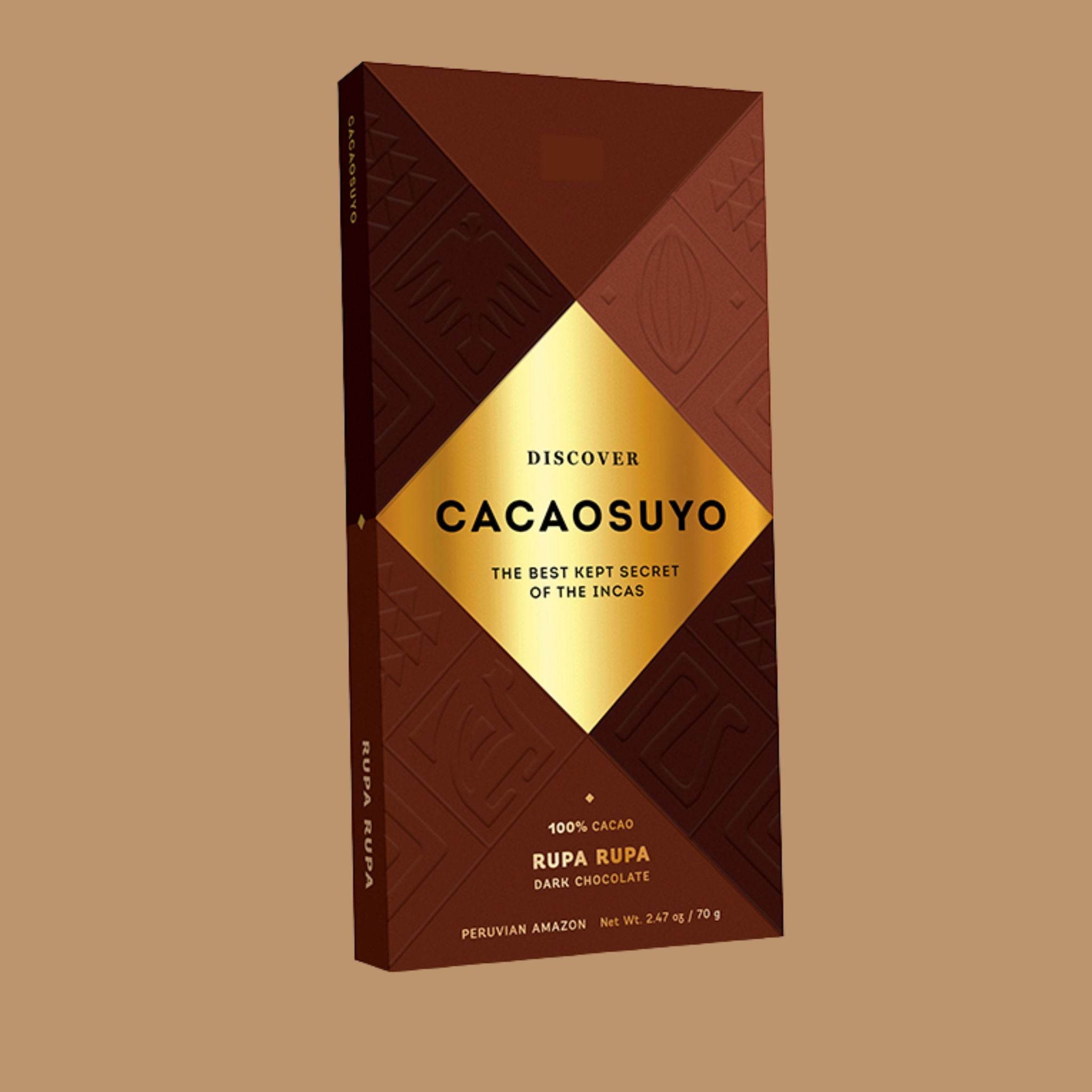 Cacaosuyo - Rupa Rupa, 100% | Sugar-free Dark Chocolate – Hello Chocolate