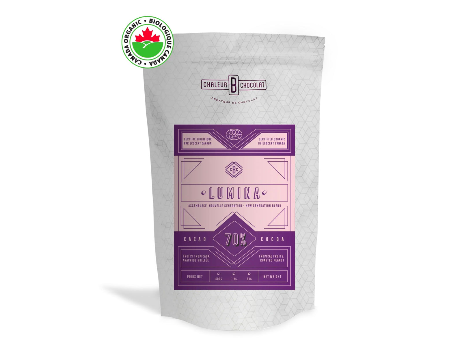 Chaleur B Chocolat - Lumina 70% | Dairy-free Chocolate Brand