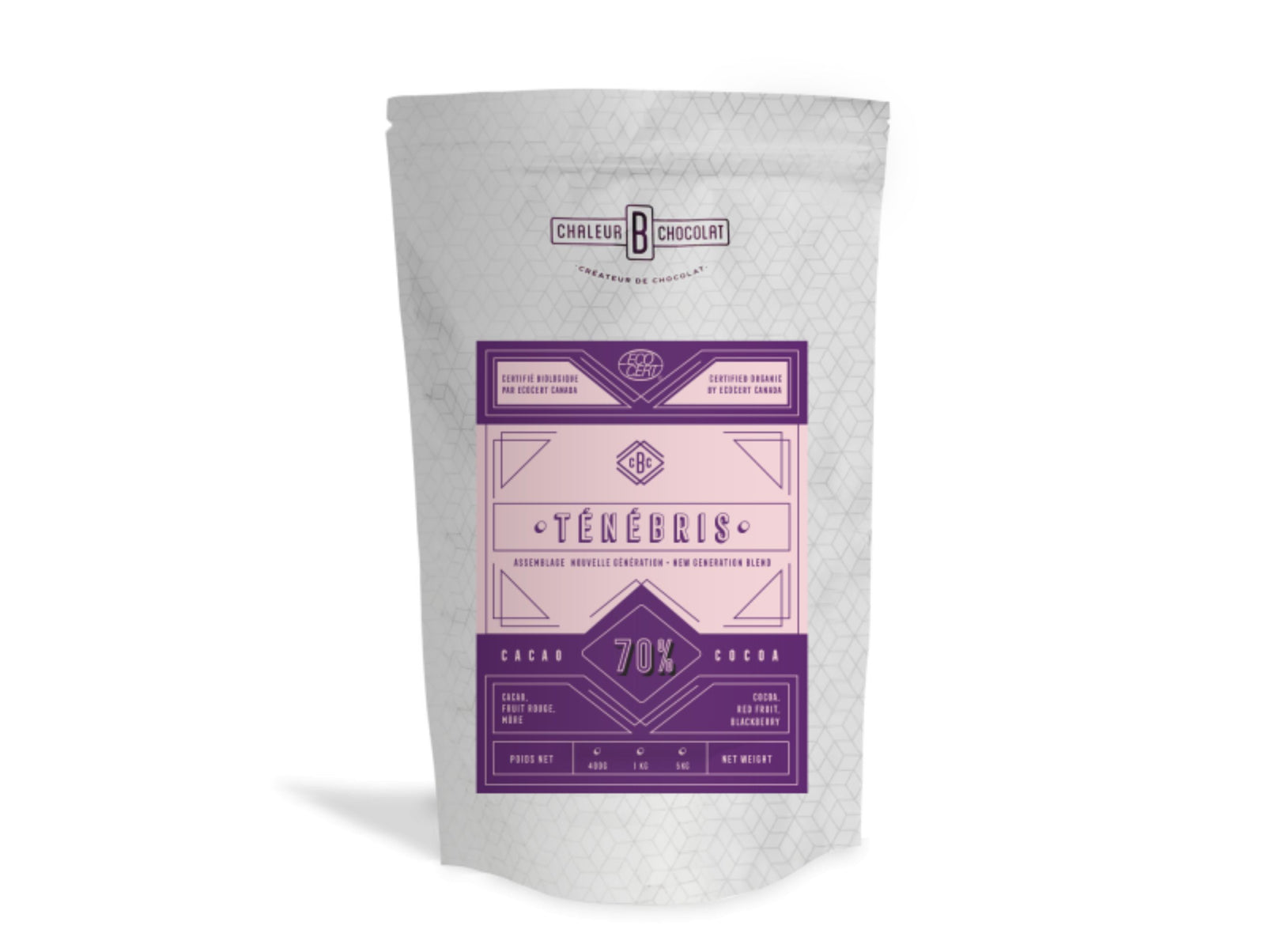 Chaleur B Chocolat - Tenebris 70% | Dairy-free Chocolate Brand