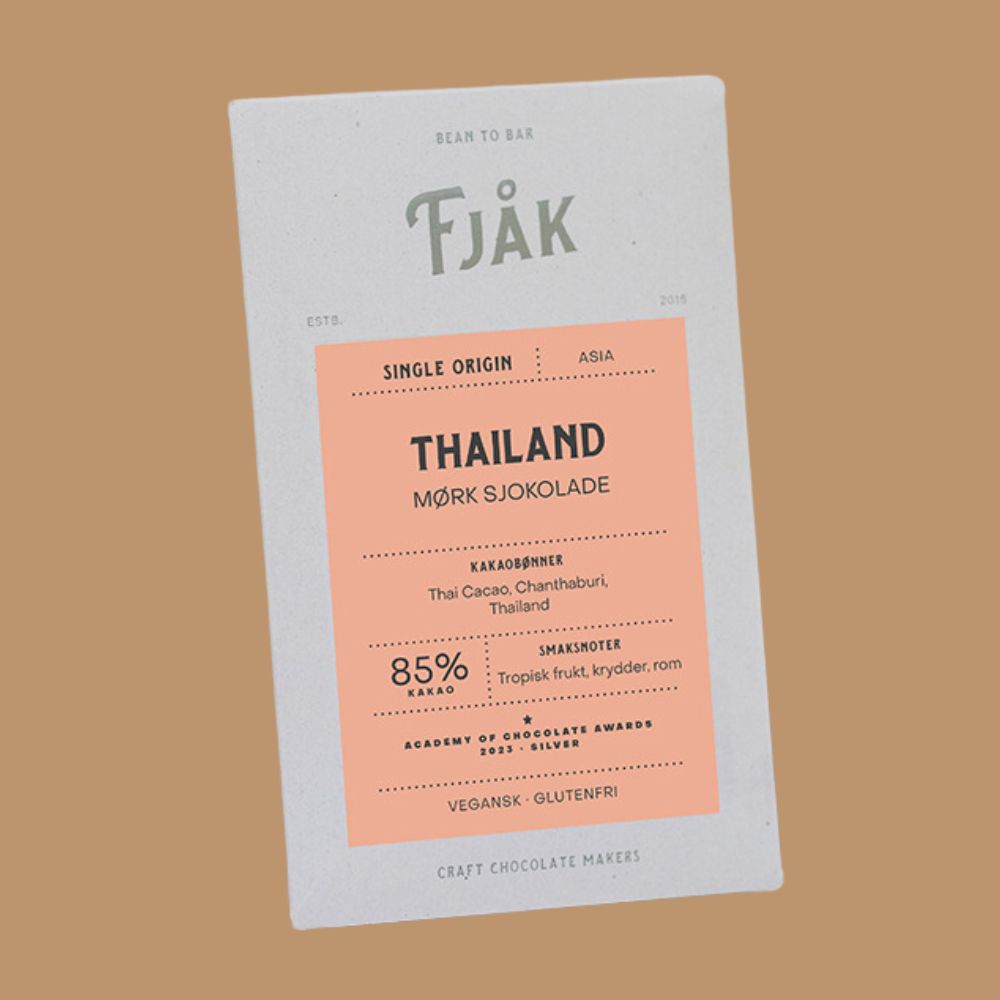 Fjak - Thailand 85% | Low-sugar Dark Chocolate – Hello Chocolate