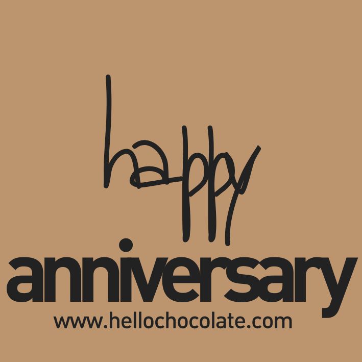 FREE Happy Anniversary Gift Tag  Order Chocolate Online – Hello Chocolate