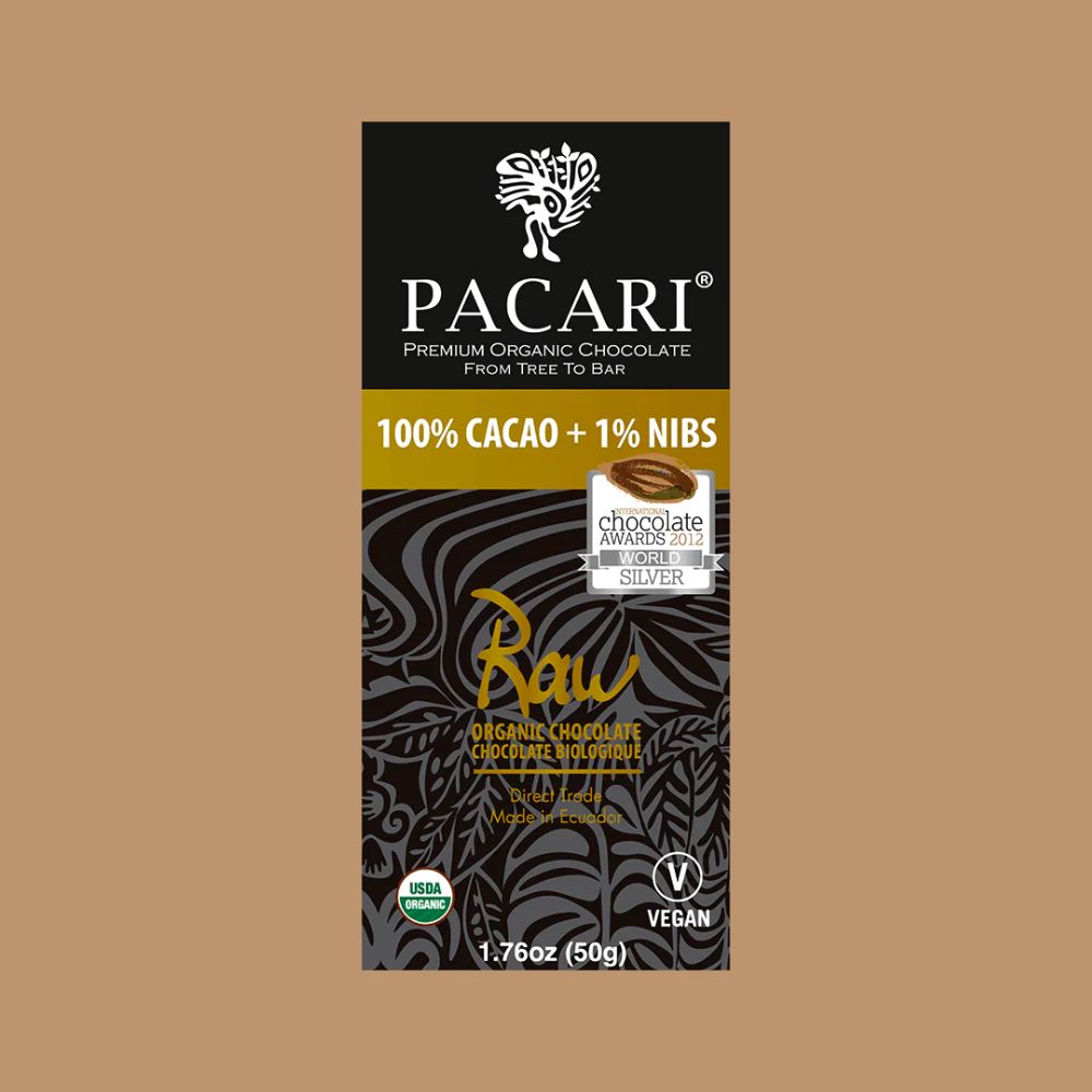 Sugar-free Chocolate | Pacari - Raw 101%