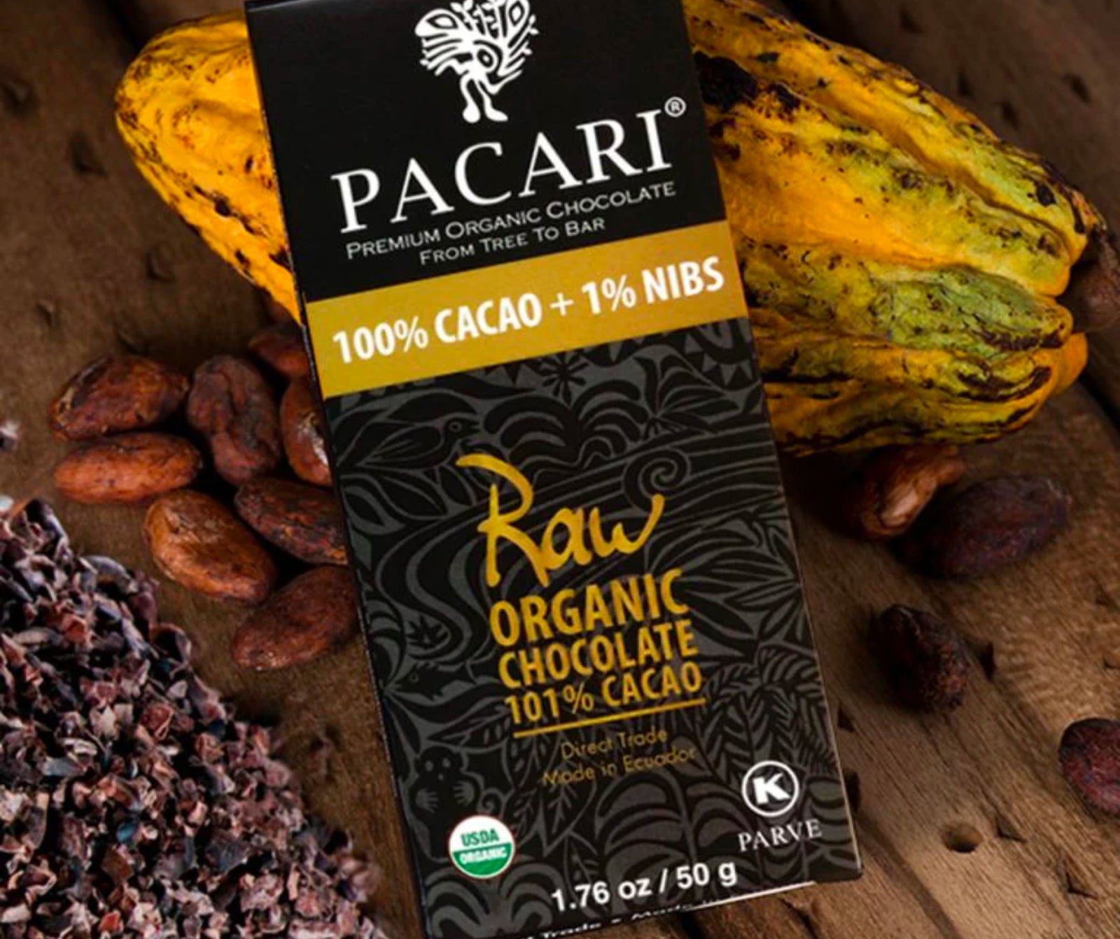 Pacari Chocolate 101% | Hello Chocolate Shop