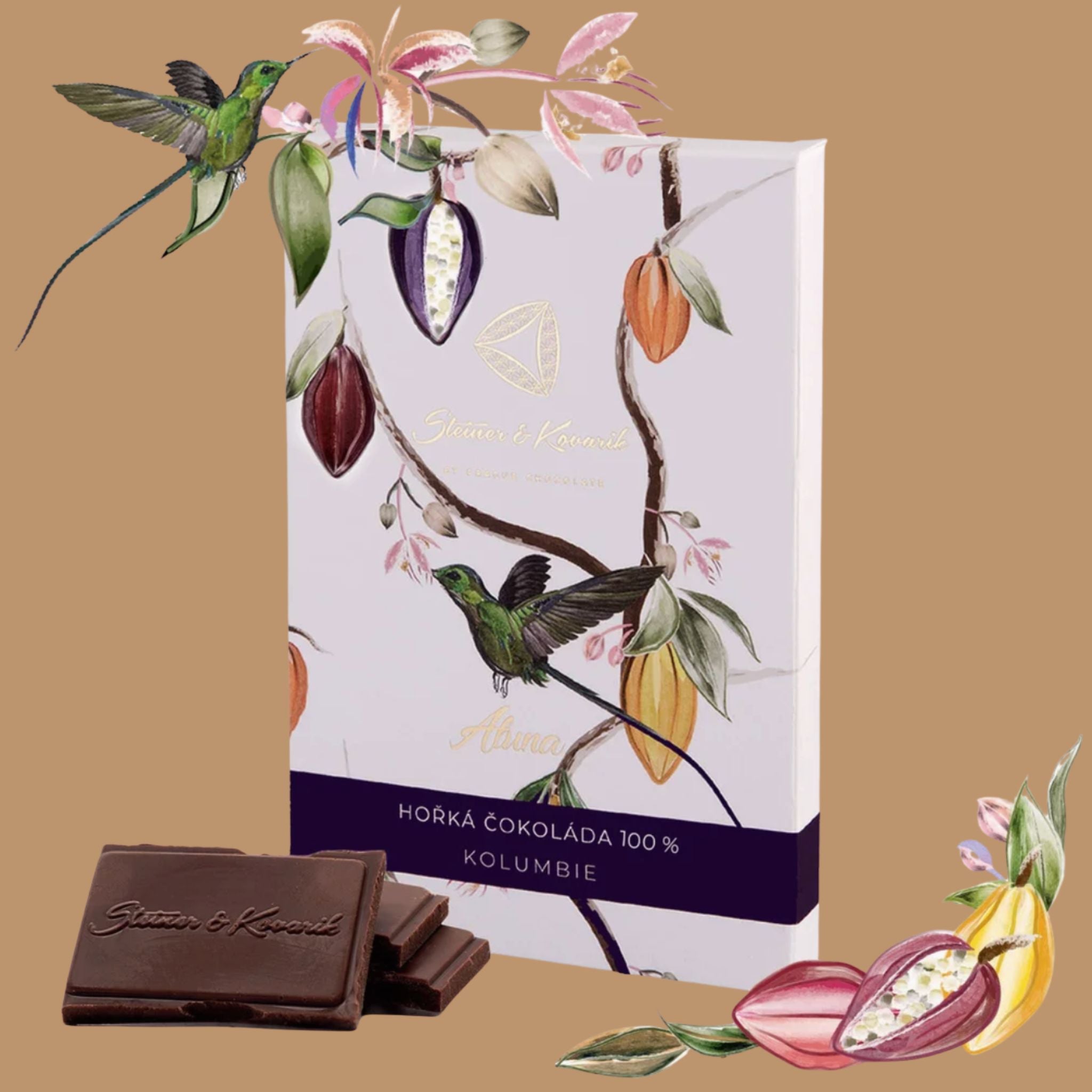 Prague Chocolate - Aluna 100% | Sugar-Free Colombian Dark – Hello