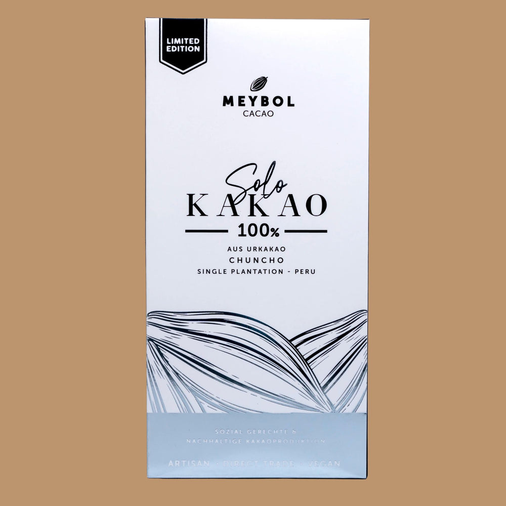 Sugar-free Dark Chocolate Meybol Cacao - Solo Kakao 100%