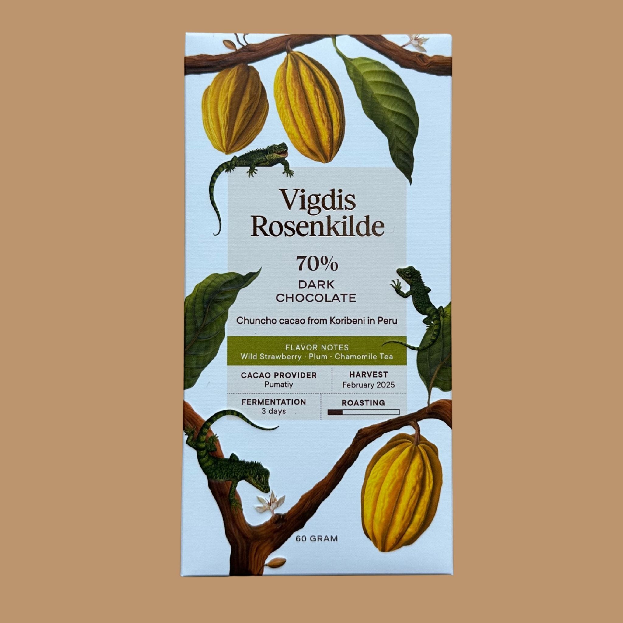 Vigdis Rosenkilde – Koribeni 70% | Single-Origin Dark Chocolate