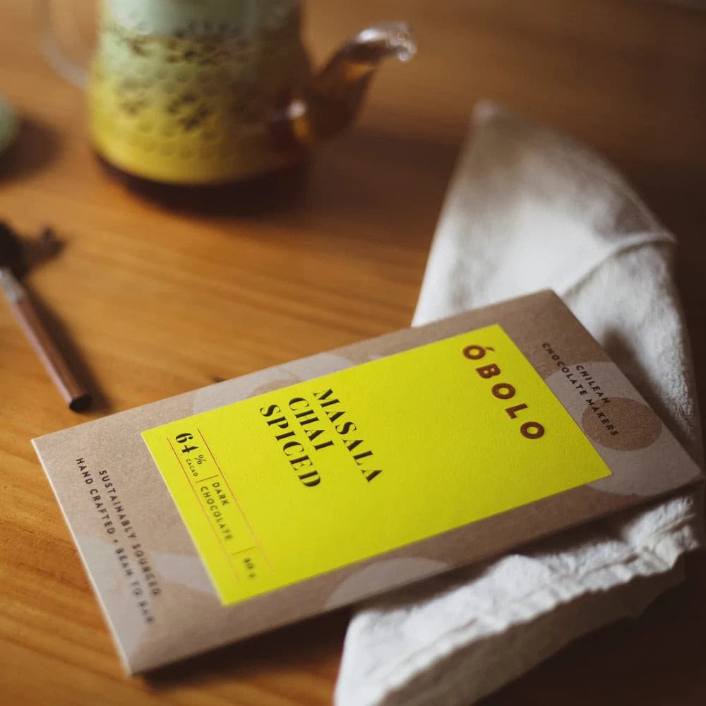 Luxury Dark Chocolate - Obolo Masala Chai Spiced 63%