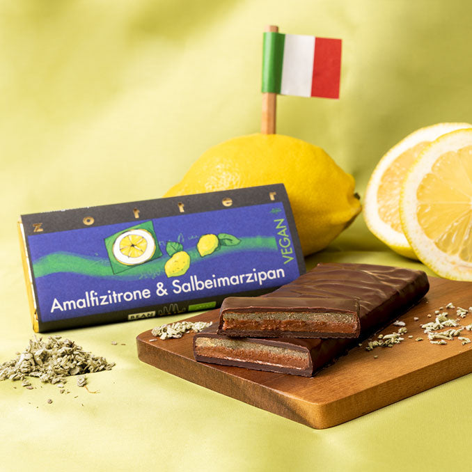 Gourmet Chocolate - Zotter - Amalfi Lemon & Sage Marzipan