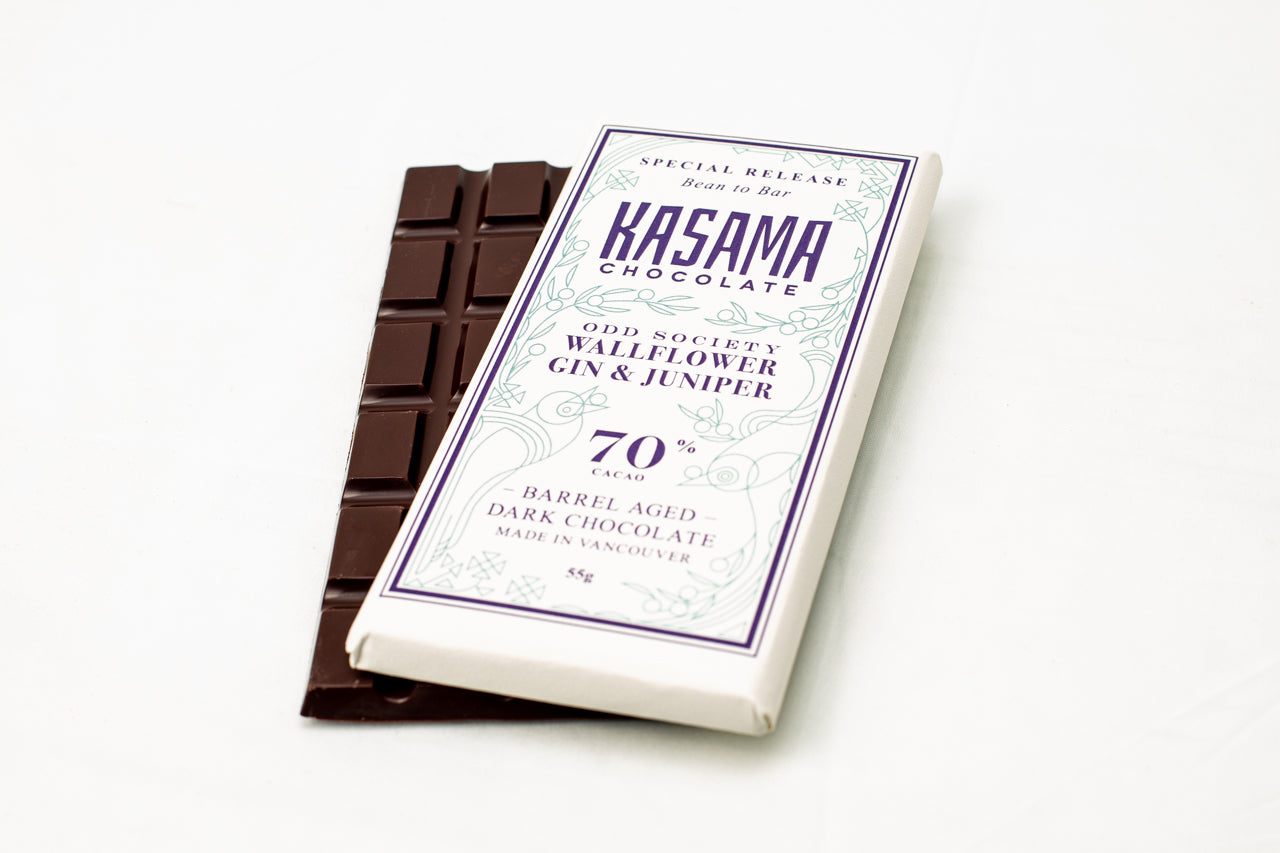 Top Dark Chocolate | Kasama - Wallflower Gin, 70%