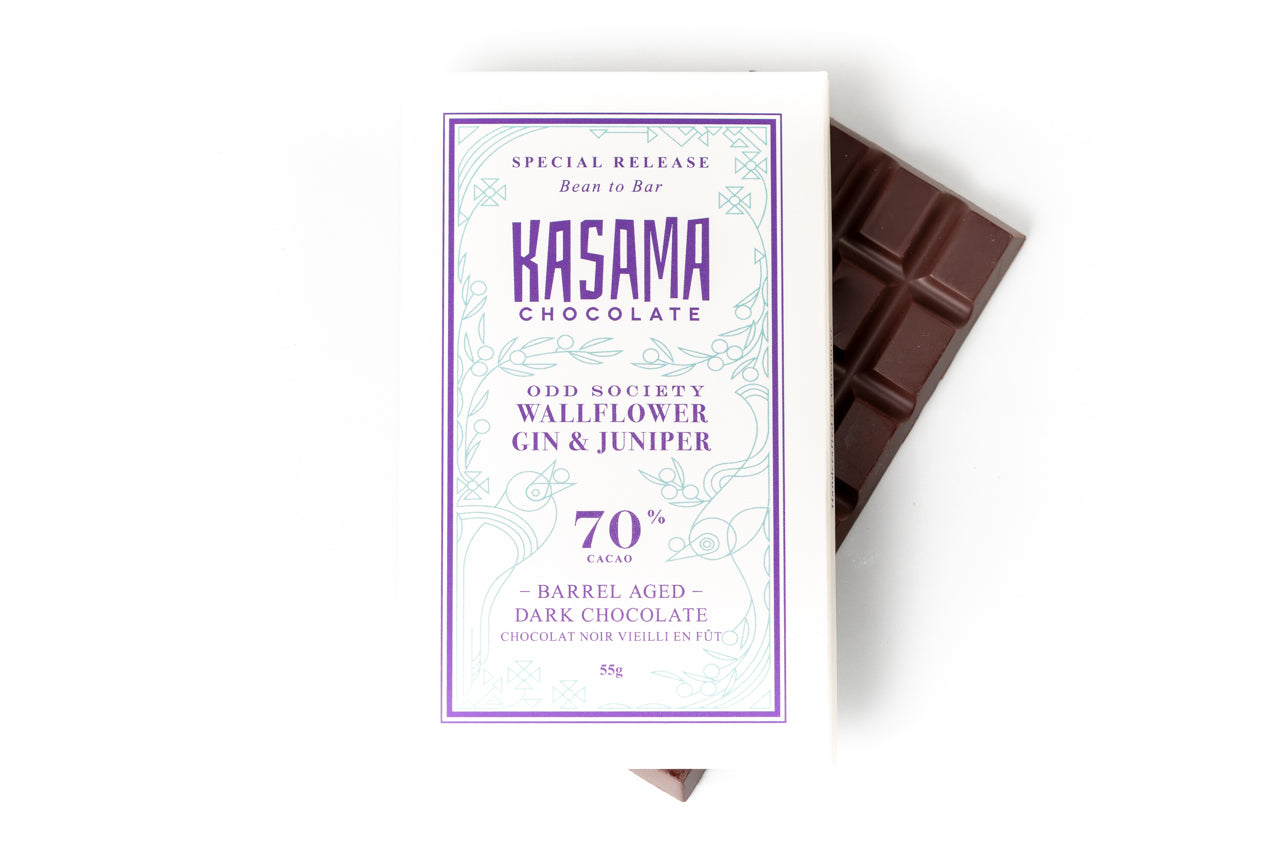 Kasama - Wallflower Gin, 70% | The Best Chocolate of the World