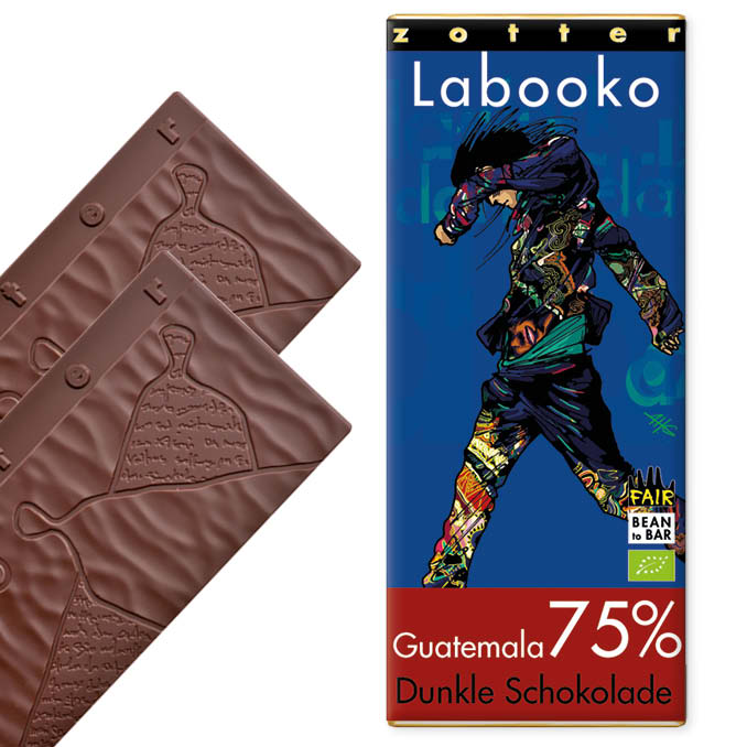 Zotter Labooko Guatemala 75% | Dark Vegan Chocolate – Hello Chocolate