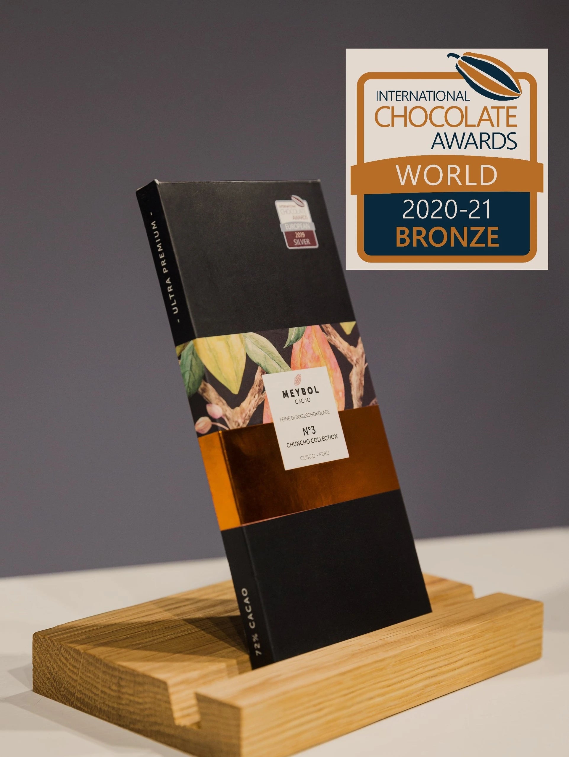 Best European Dark Chocolate 2023 - Meybol Cacao - Chuncho Collection №3 - 72%