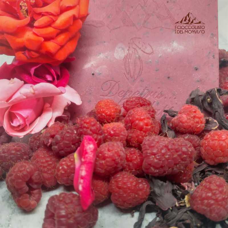 Depetris Riccardo - Cioccolato Del Monviso with Raspberry, Hibiscus & Rose