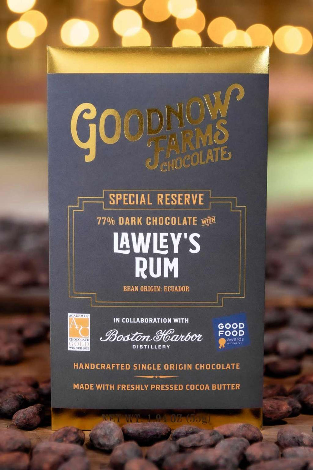 chocolate bars | Goodnow Farms - Lawley's Rum 77%