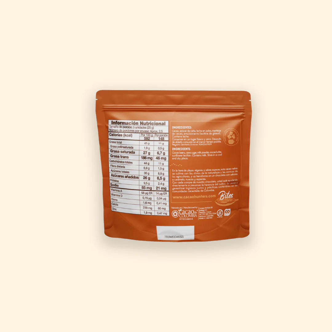 Word's Best Milk Chocolate 2025 | Cacao Hunters - Tumaco Leche 53% Ingredients