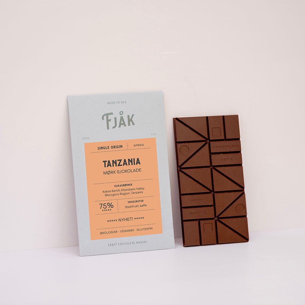 Fjak - Tanzania, Kokoa Kamilli 75% | Dark Chocolate – Hello Chocolate