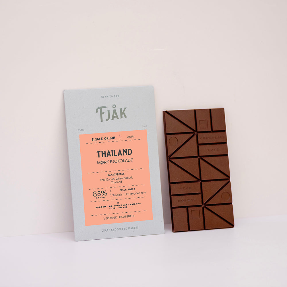 Fjak - Thailand 85% | Low-sugar Dark Chocolate – Hello Chocolate