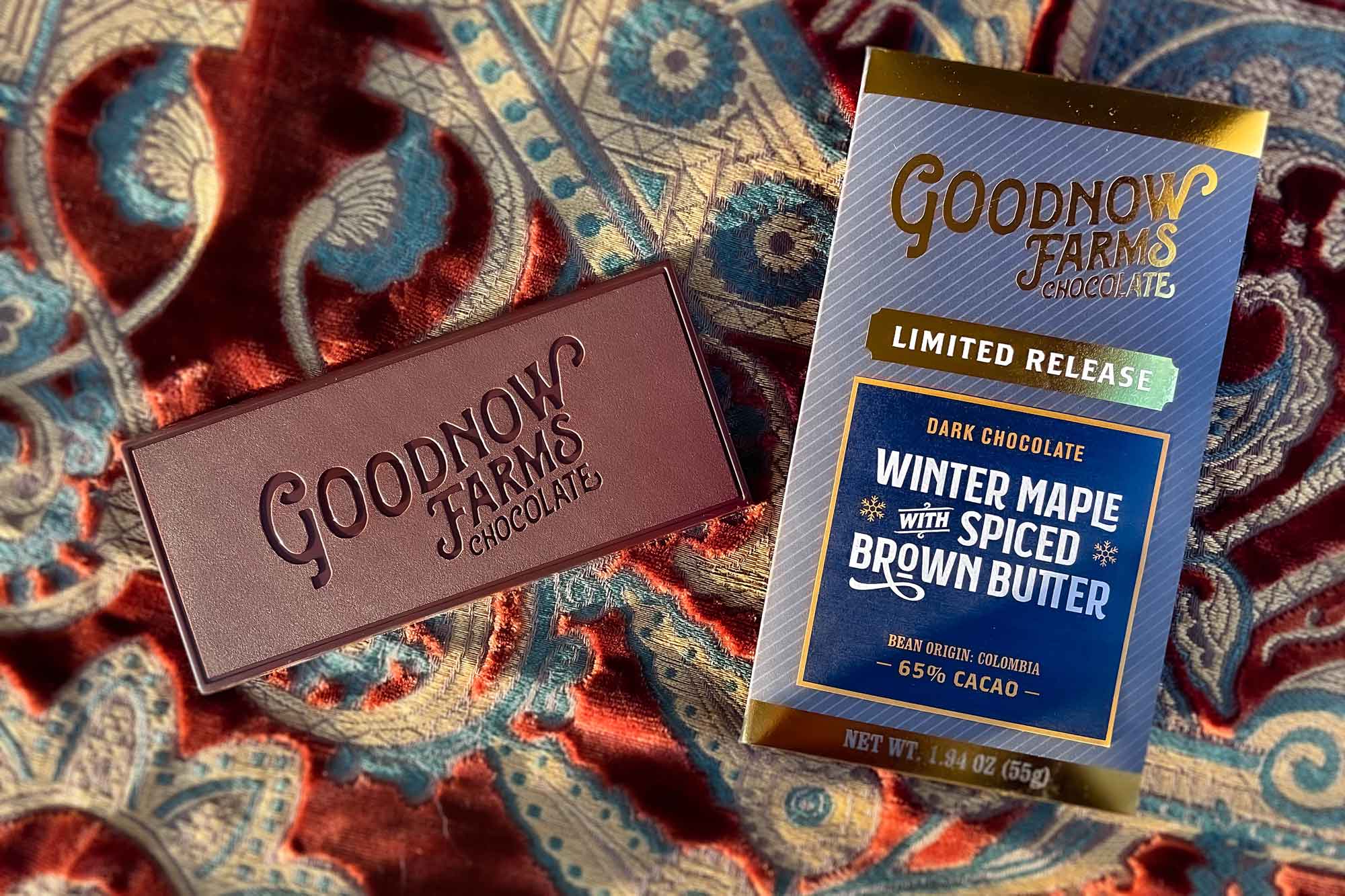 world's finest chocolate | Goodnow Farms - Spiced Winter Maple 65%