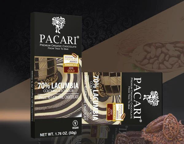 Vegan Dark Chocolate - Pacari - Lacumbia 70%