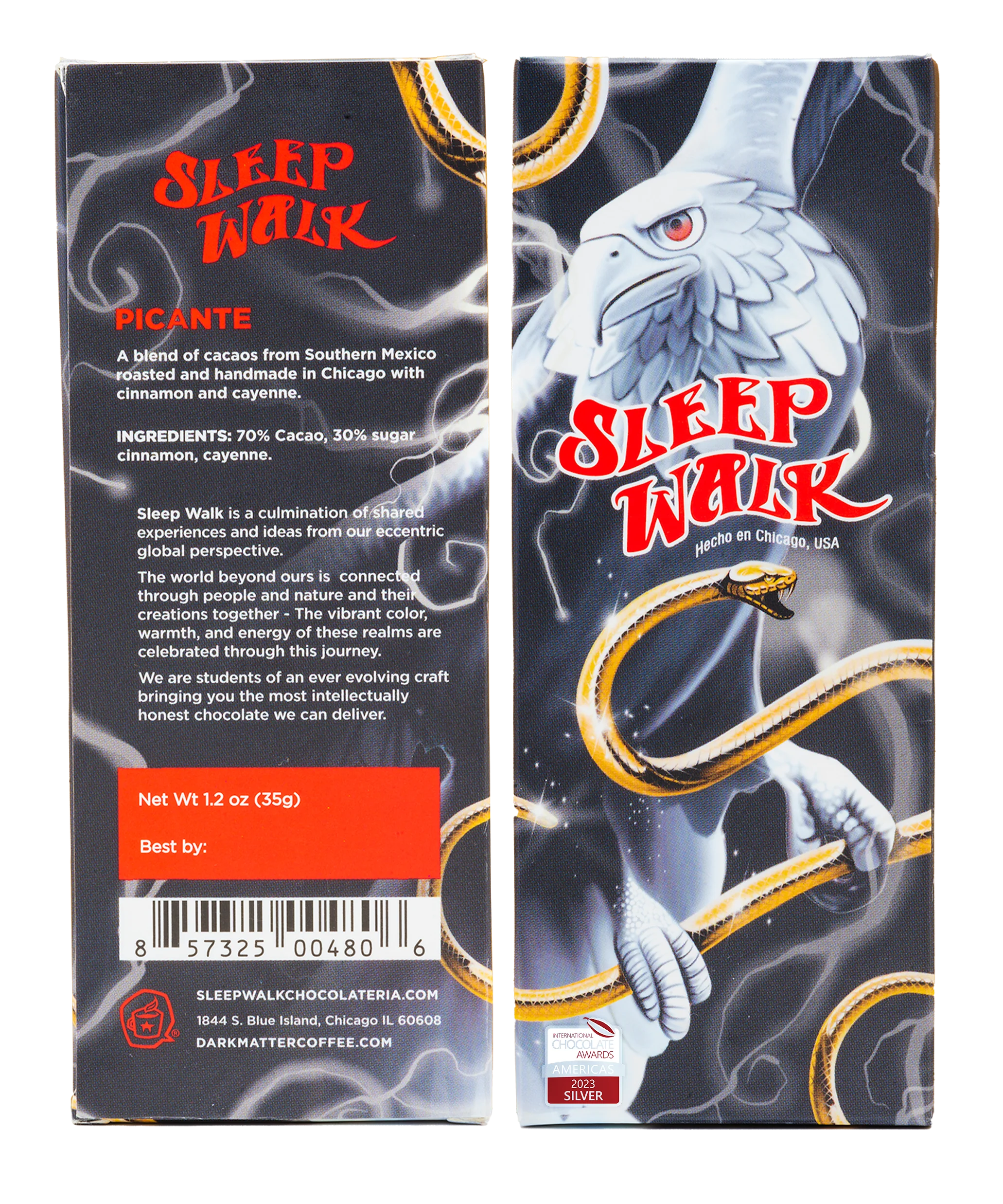 Best Chocolate in the World | Sleep Walk - Picante Cinnamon & Cayenne, 70%