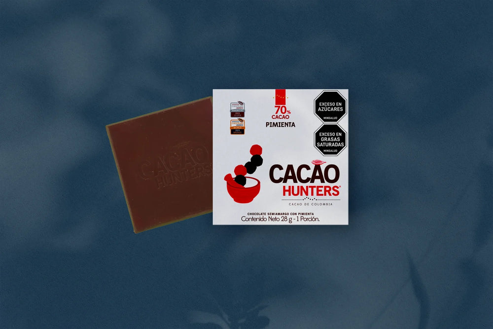 brands of chocolate | Cacao Hunters - Pimienta 70%
