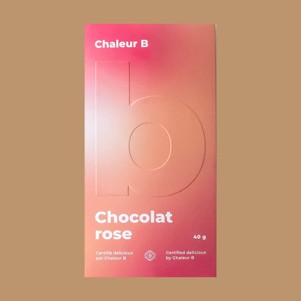 World's Best White Chocolate - Chaleur B Chocolat - Pink Beets & Cranberries