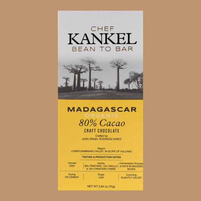 Vegan Dark Chocolate - Kankel Madagascar 80%