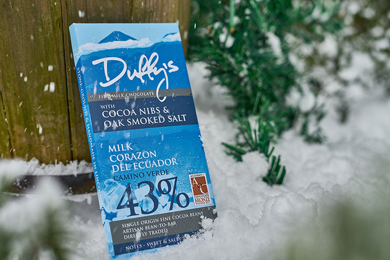 Duffy's Chocolate - Ecuador, Salt & Nibs, Milk, 43%