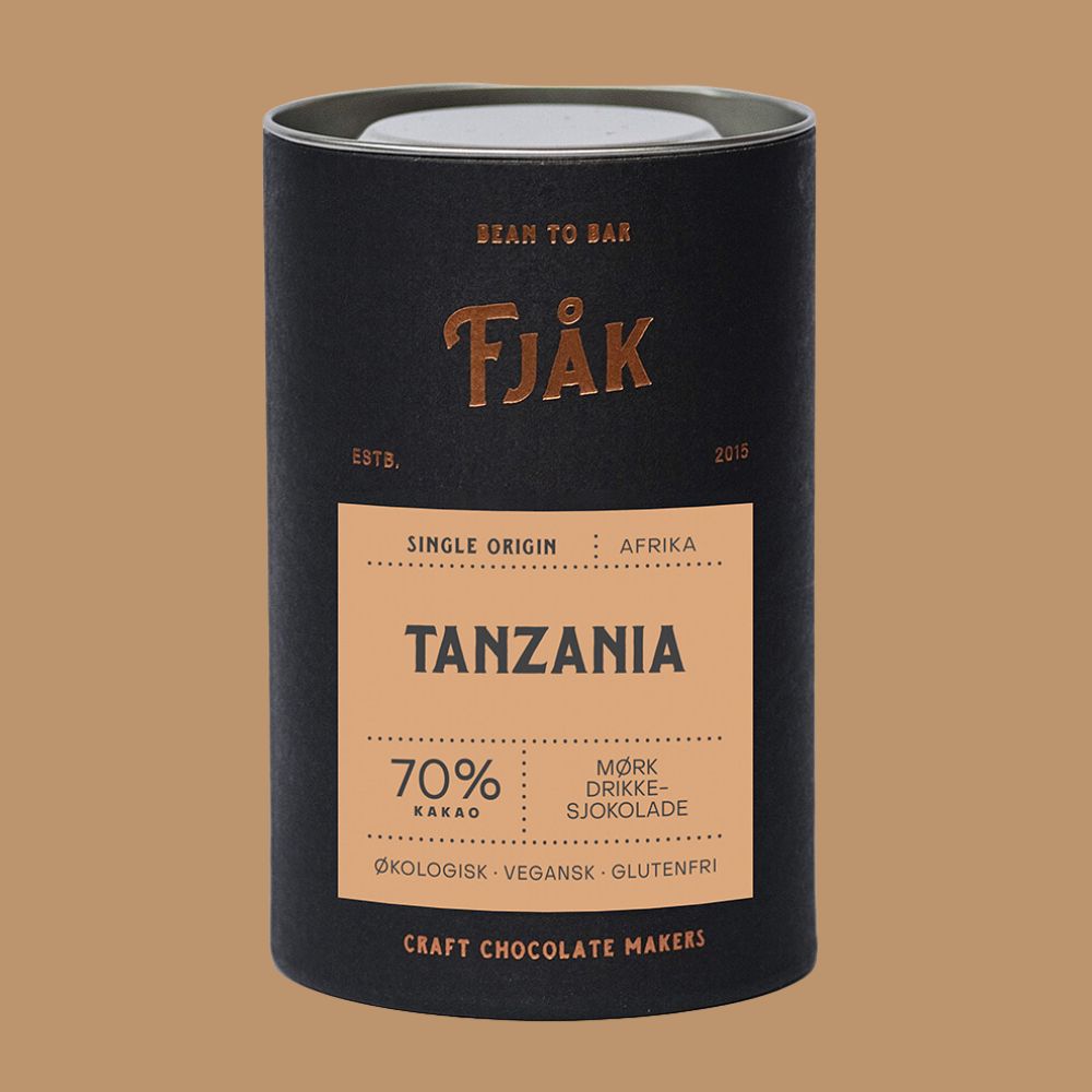 Fjak -  World's Best Hot Chocolate Tanzania, 70%