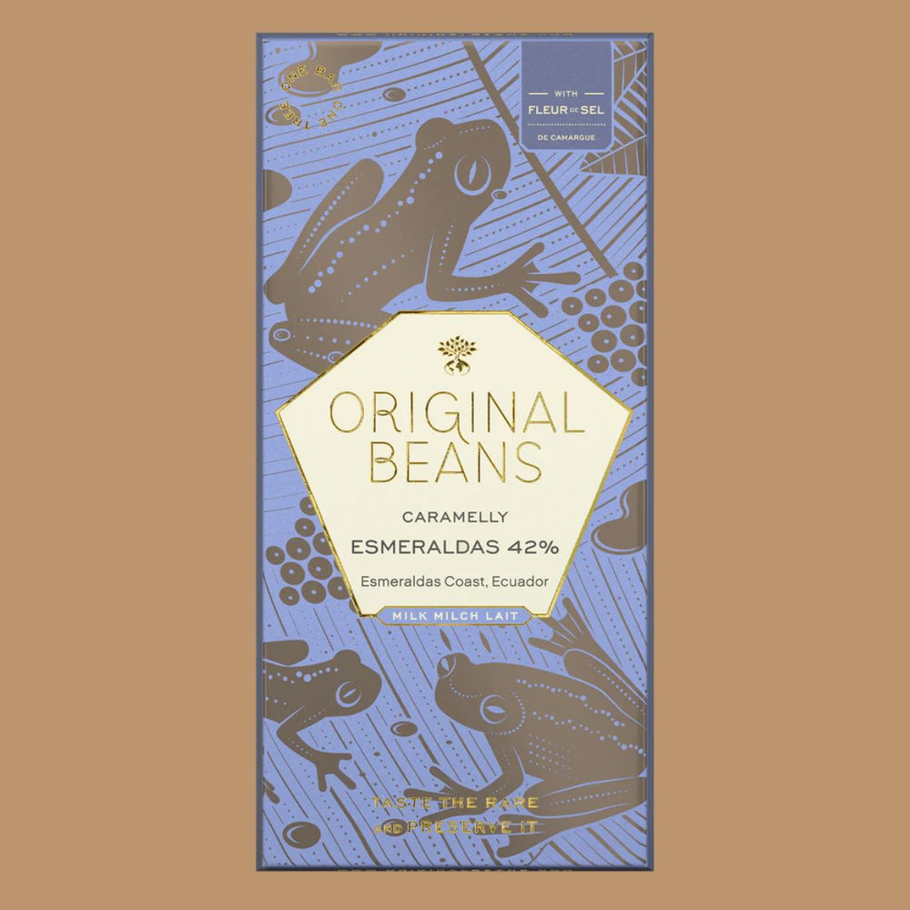 Gourmet Milk Chocolate - Original Beans - Esmeraldas Fleur De Sel 42%