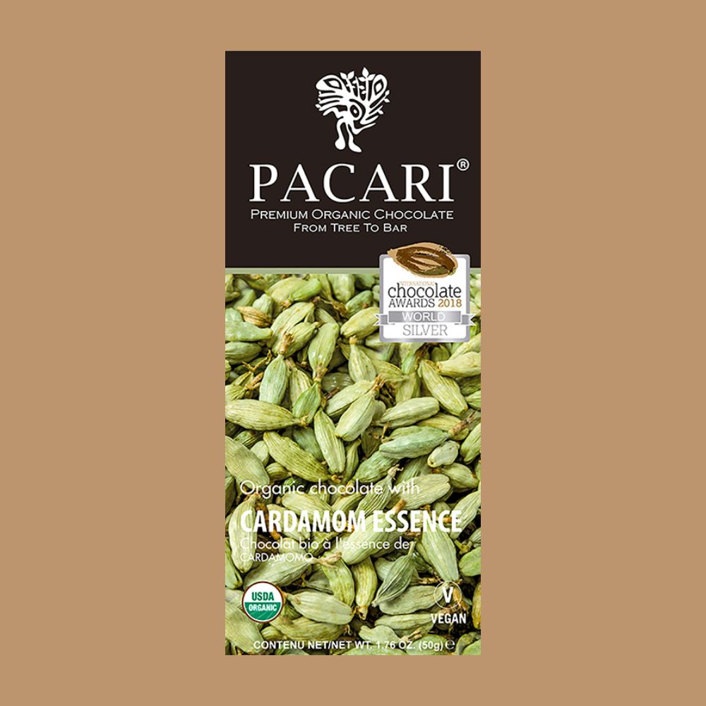 Vegan Dark Chocolate - Pacari - Cardamon 60%