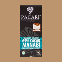 Vegan Dark Chocolate | Pacari - Manabi 65%
