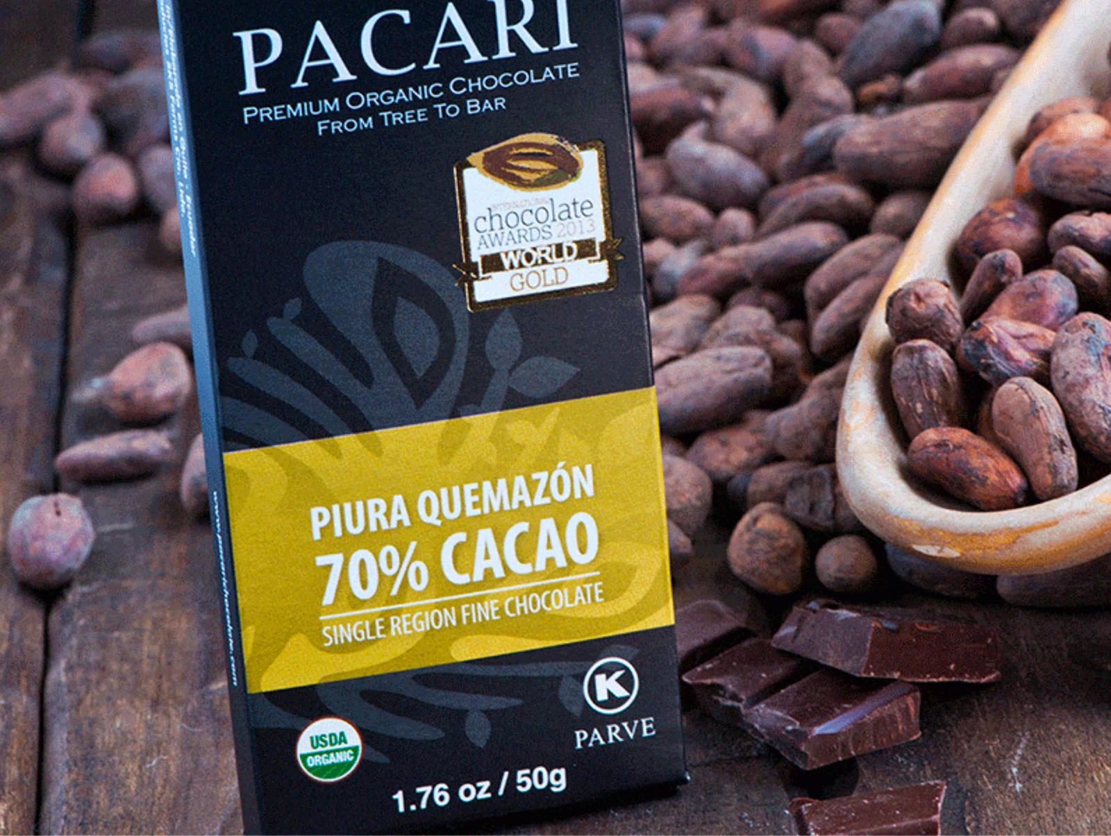 Pacari Chocolate - Piura Quemazon 70%