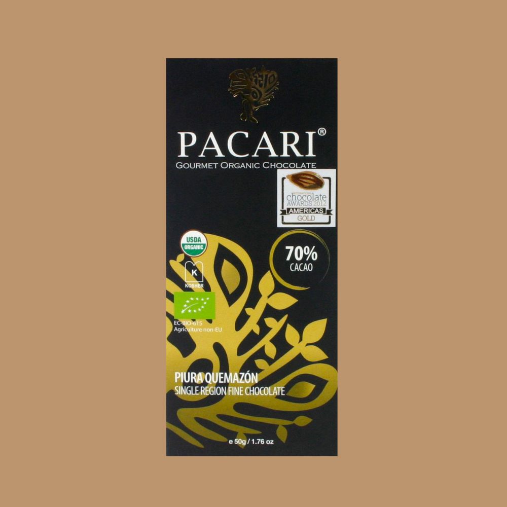 Vegan Dark Chocolate | Pacari - Piura Quemason 70%