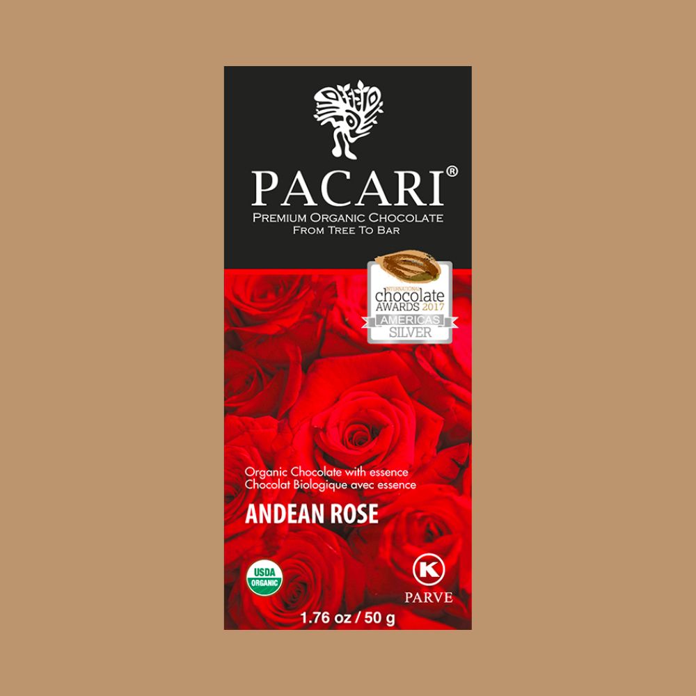 Vegan Dark Chocolate | Pacari - Andean Rose 60%