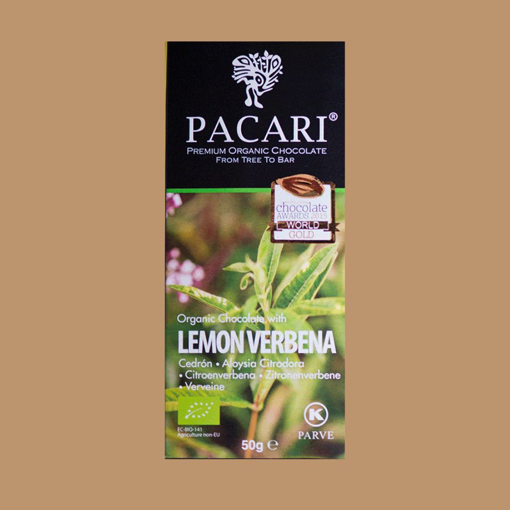 Vegan Dark Chocolate | Pacari - Lemon Verbena 60%