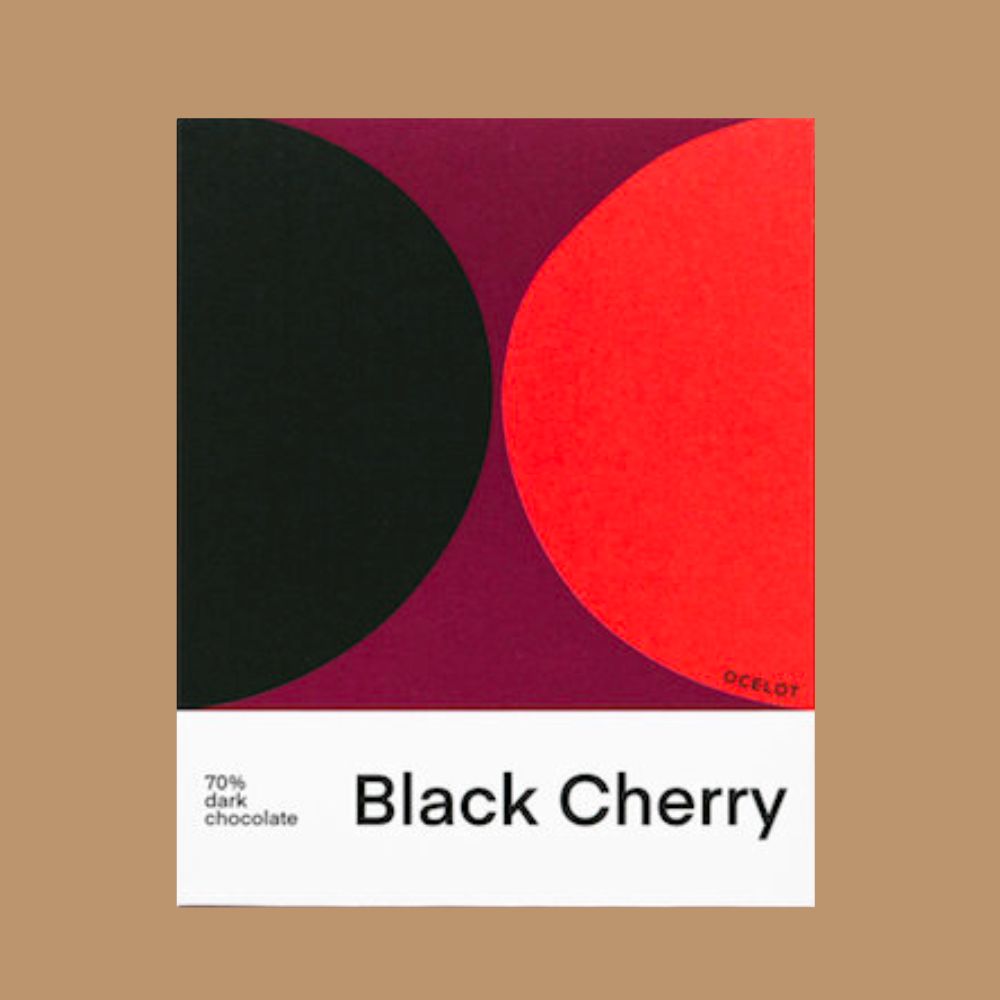 Vegan Dark Chocolate Ocelot - Black Cherry 70%