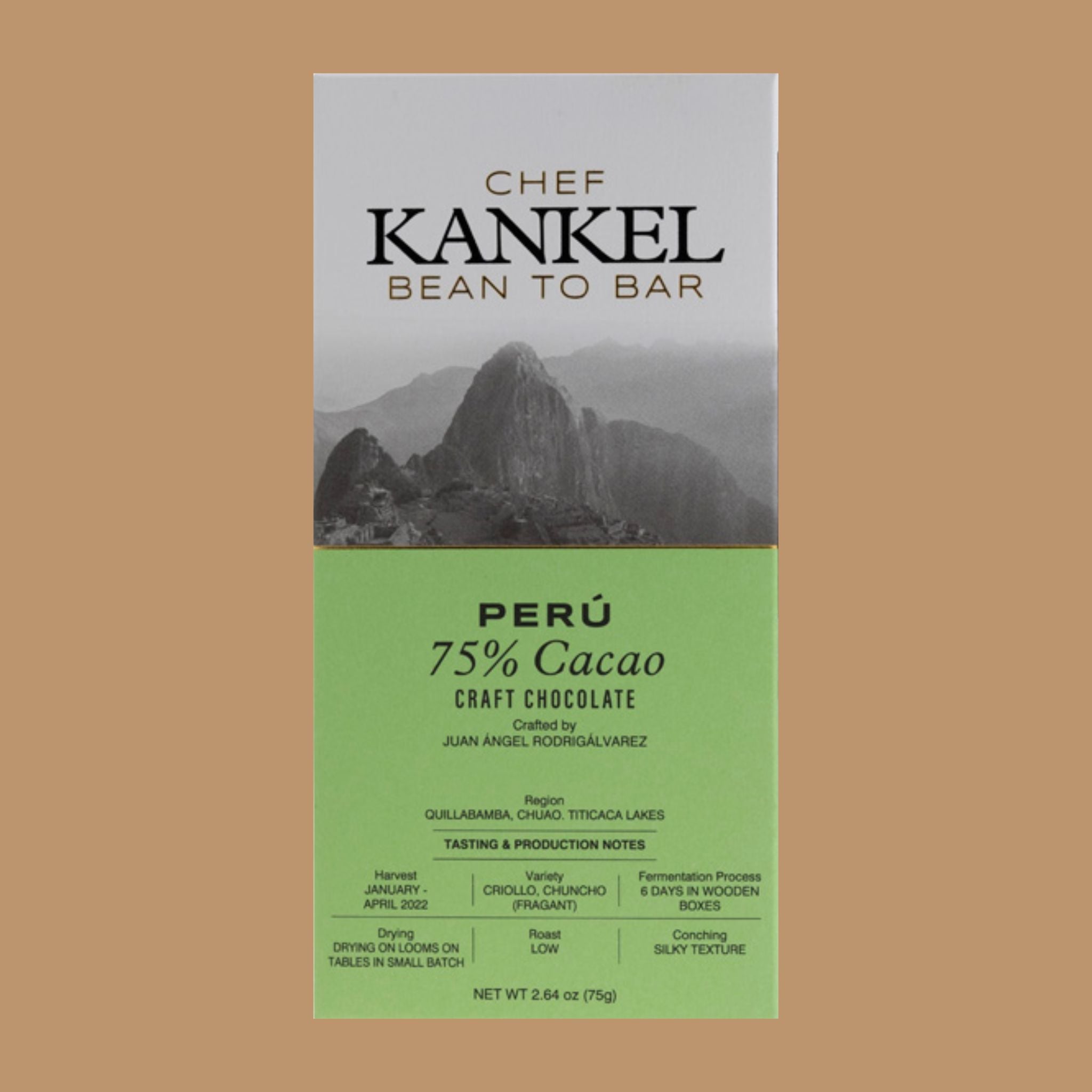 Vegan Chocolate - Kankel Cacao - Peru 75%