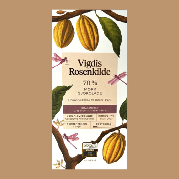 Vigdis Rosenkilde - Kiteni, 70% | World's Best Dark Chocolate 2023 Vigdis Rosenkilde - Kiteni, 70% | World's Best Dark Chocolate 2023