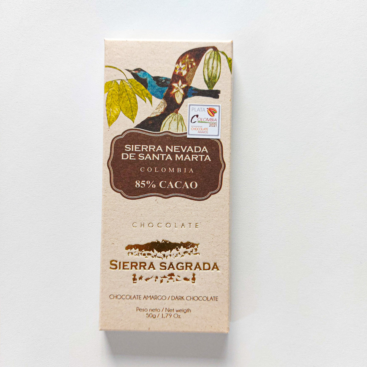 Dark Chocolate - Sierra Nevada 85% | Hello Chocolate Singapore