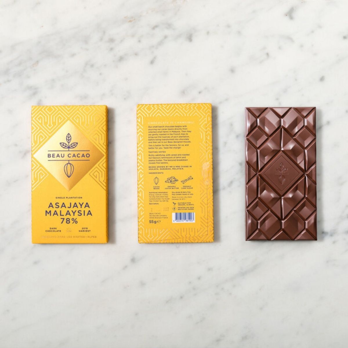 Dark Chocolate - Beau Cacao Asajaya | Chocolate Gift United States