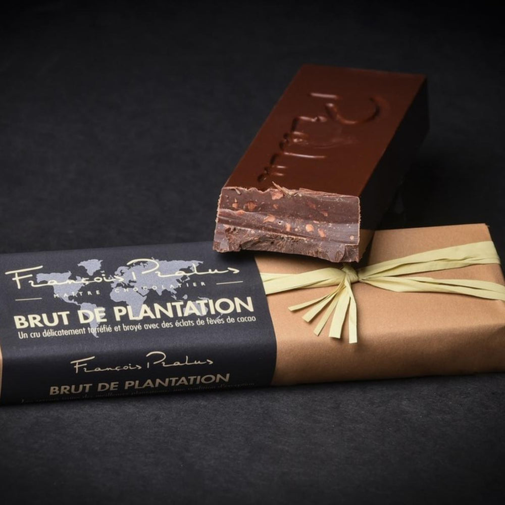 Organic Praline Chocolate | Barre Infernale Brut de Plantation