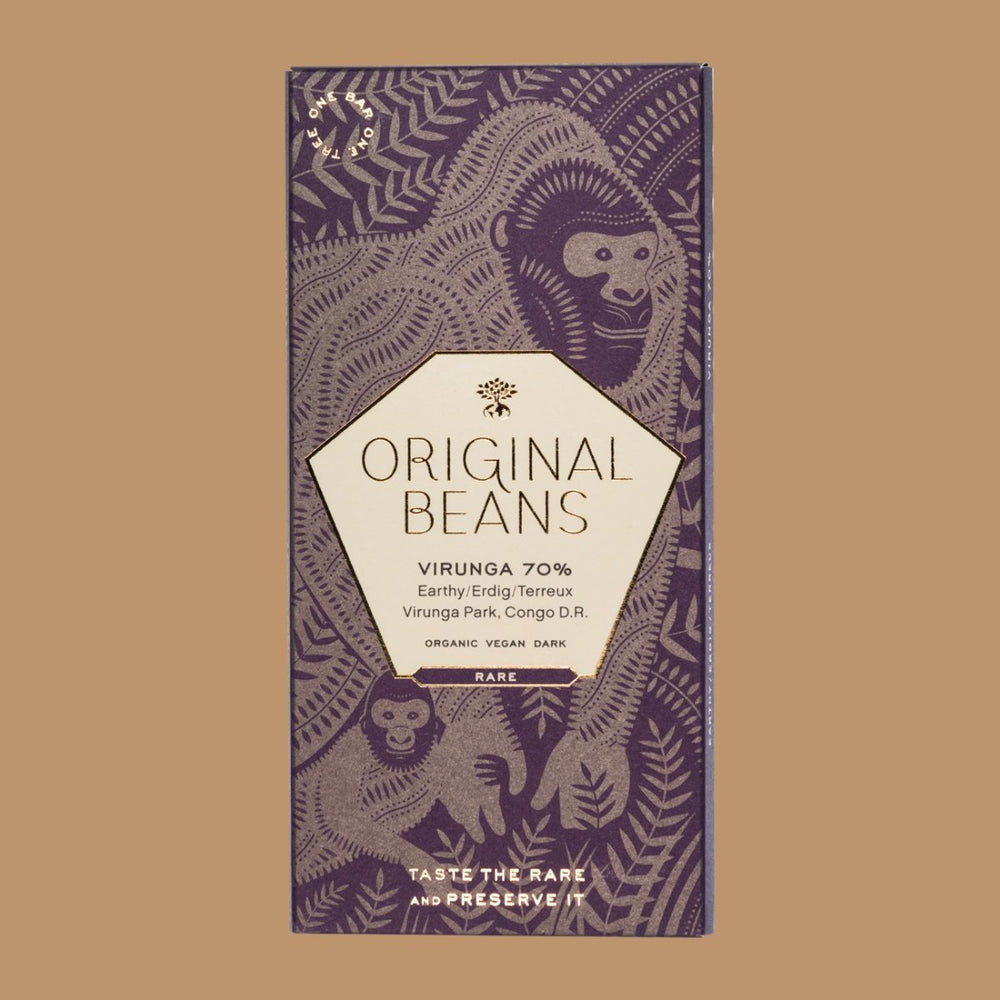 Original Beans - Dark Chocolate - Cru Virunga 70% - Hello Chocolate®