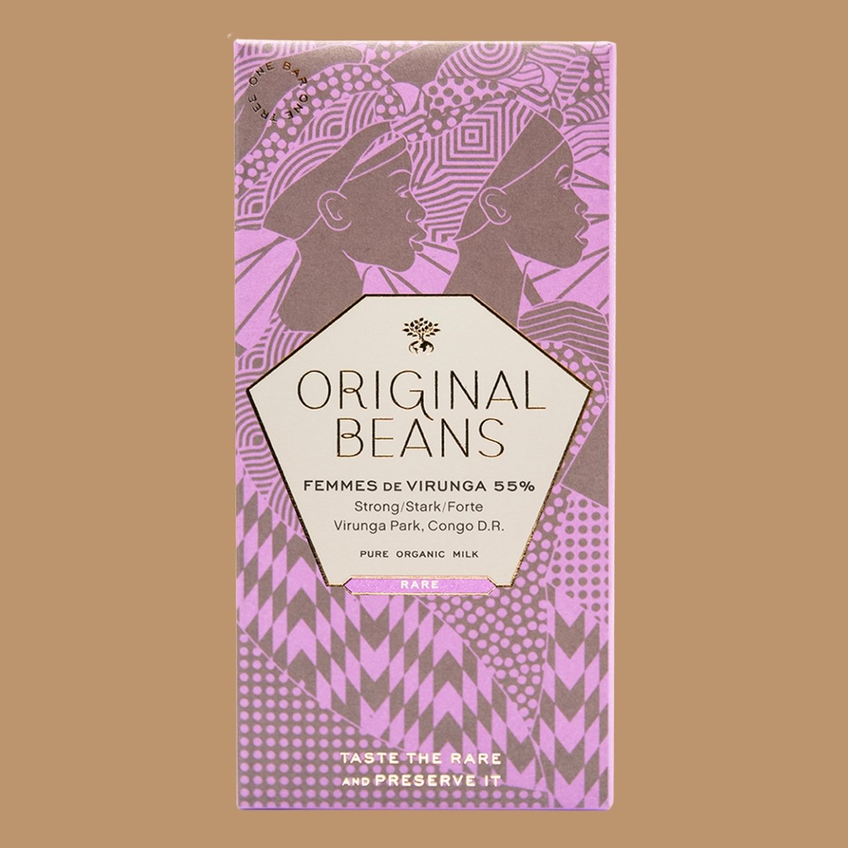 Original Beans - Milk Chocolate - Femmes de Virunga 55% - Hello Chocolate®